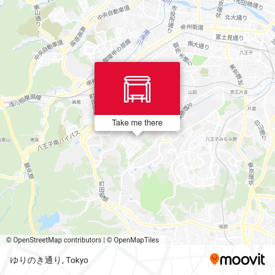 ゆりのき通り map