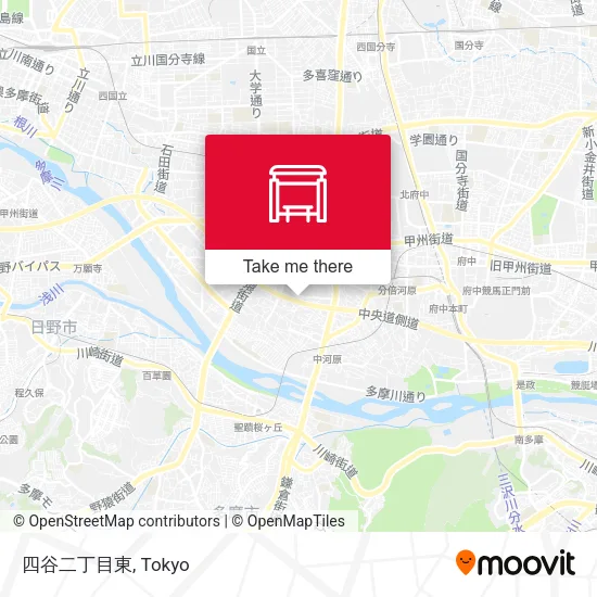 Yotsuya 2-chome East map