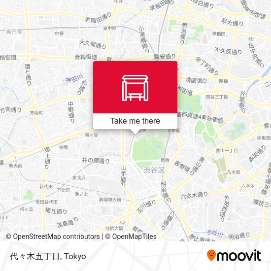代々木五丁目 map
