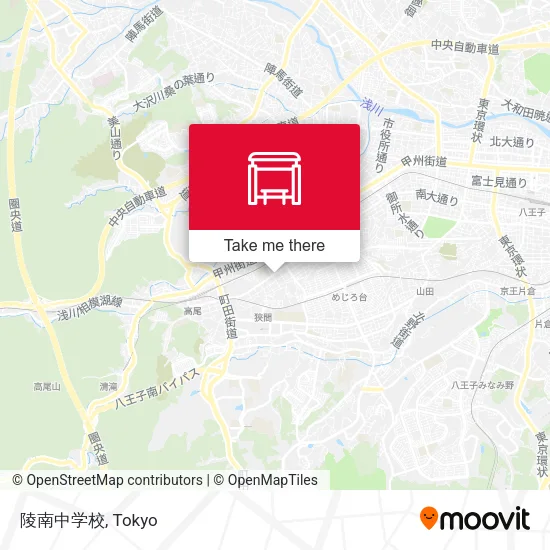 陵南中学校 map