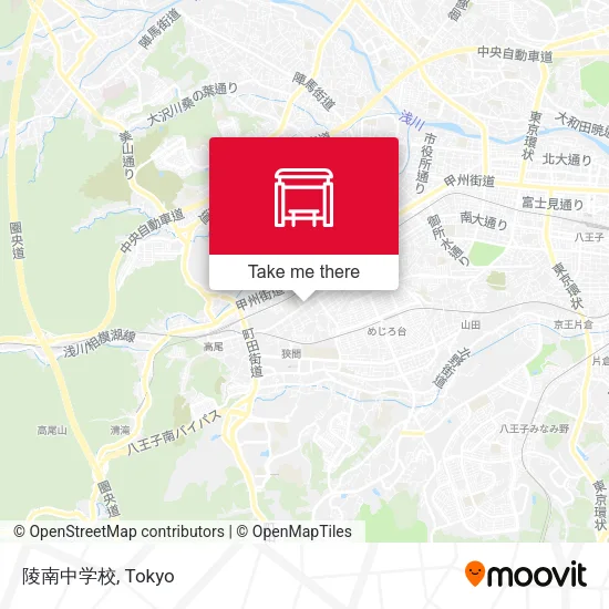 陵南中学校 map