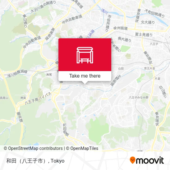 和田（八王子市） map