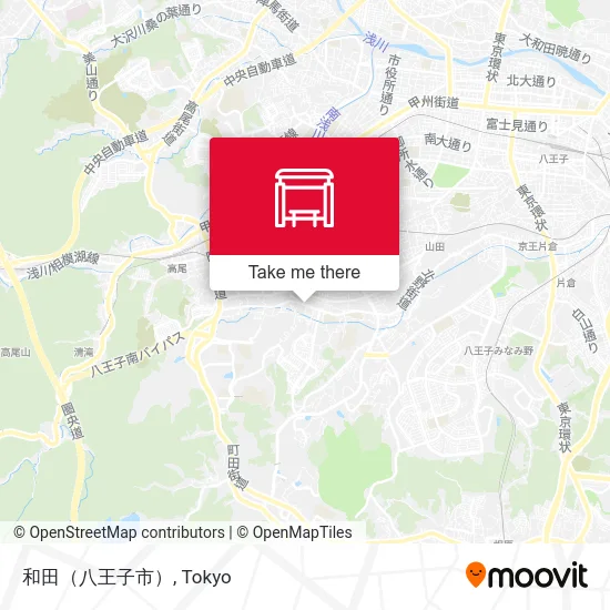 和田（八王子市） map