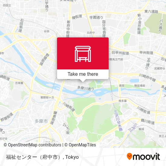 Welfare Center (Fuchu City) map