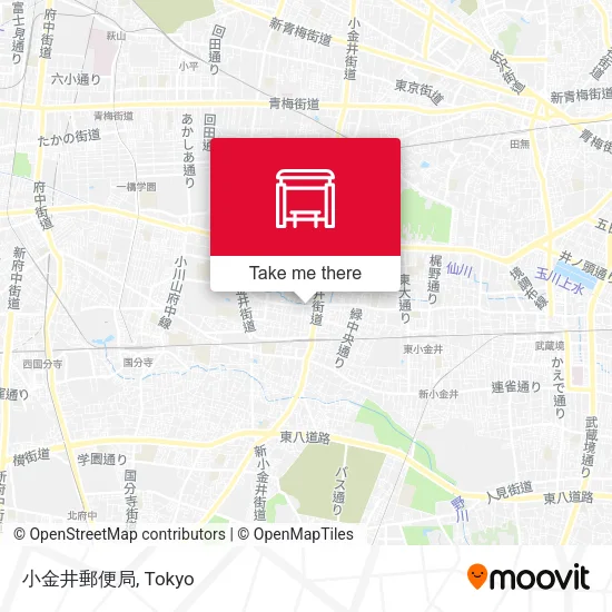 小金井郵便局 map