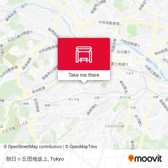 朝日ヶ丘団地坂上 map