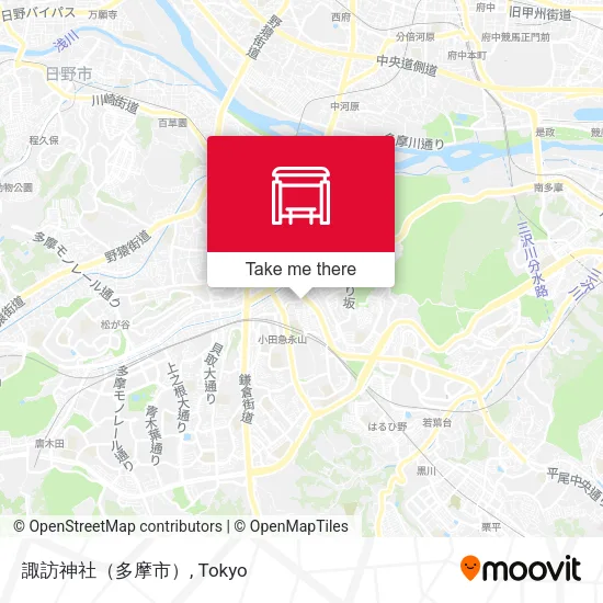 諏訪神社（多摩市） map