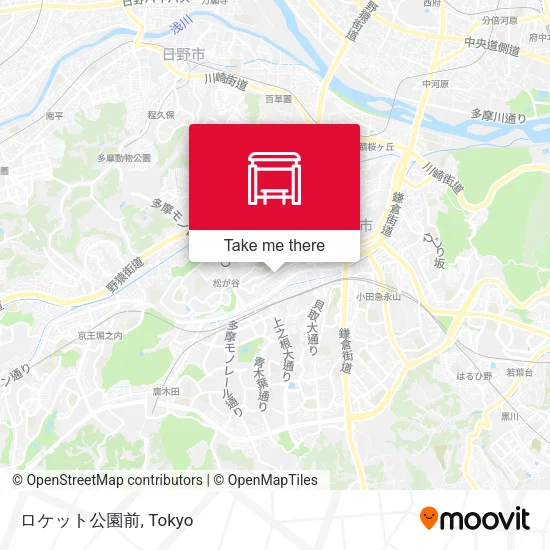 ロケット公園前 map