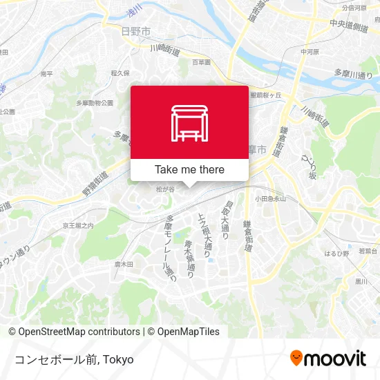 コンセボール前 map