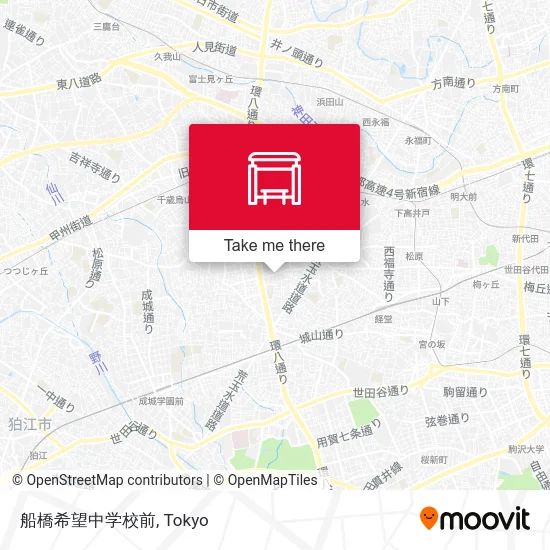 Funabashi Kibou Junior High School map