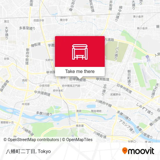 Hachiman-cho 2-chome map