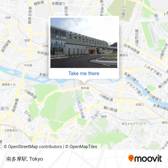 南多摩駅 map