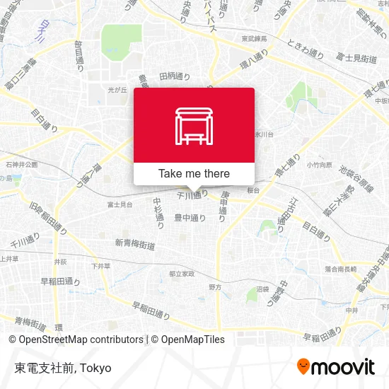 東電支社前 map