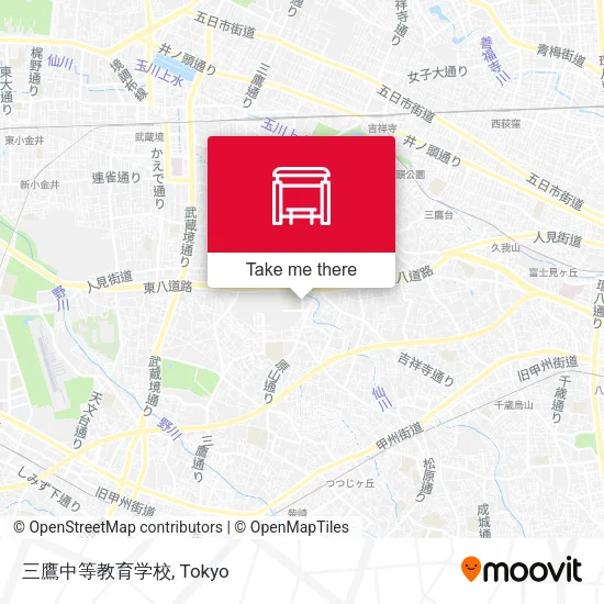 三鷹中等教育学校 map