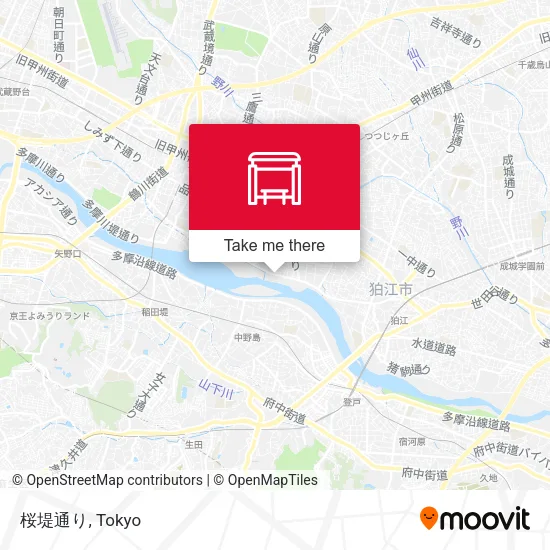 Sakurazutsumi Street map