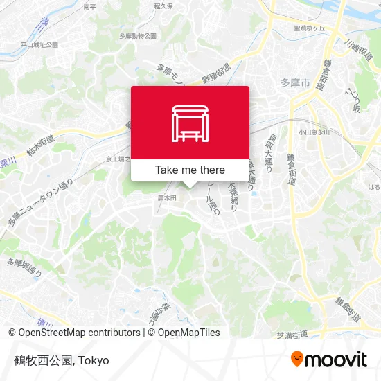 Tsurumaki West Park map