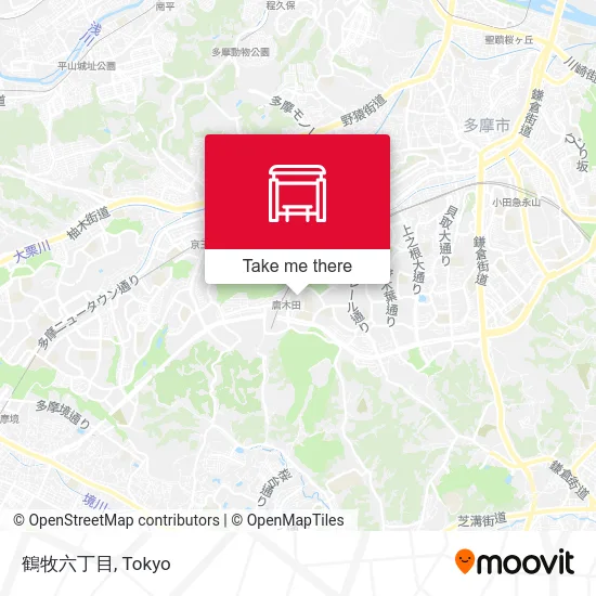 Tsurumaki 6-chome map