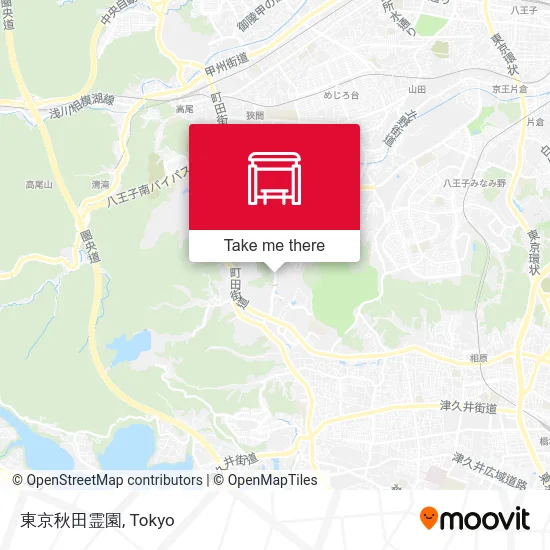 東京秋田霊園 map