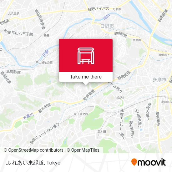 Fureai East Green Path map