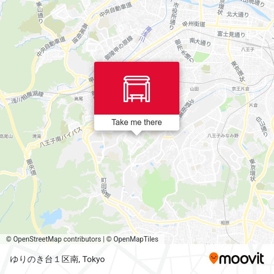 ゆりのき台１区南 map