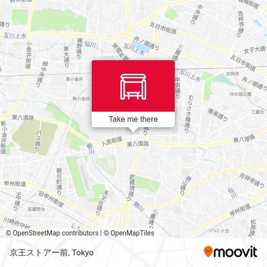 京王ストアー前 map