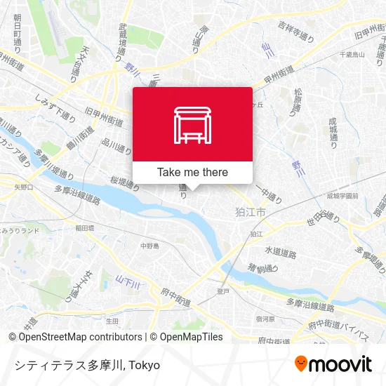 City Terrace Tamagawa map