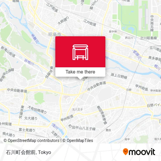 石川町会館前 map