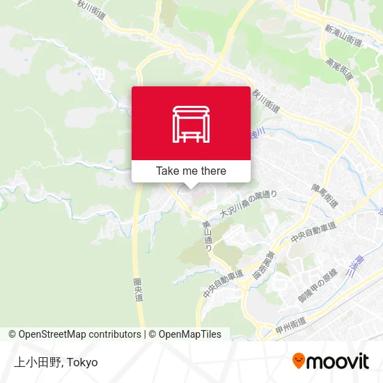 上小田野 map