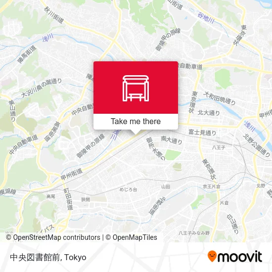 中央図書館前 map