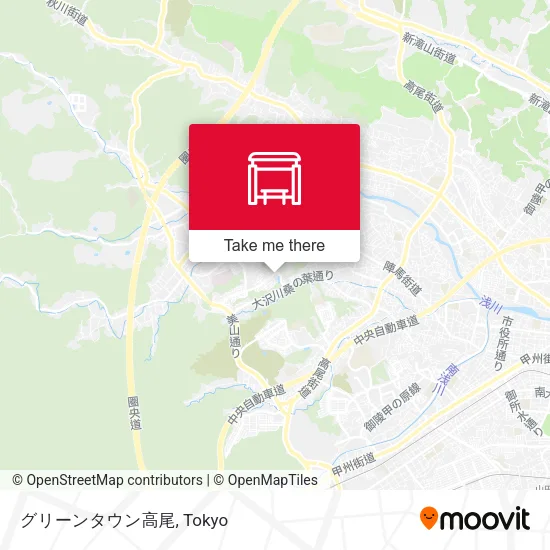 グリーンタウン高尾 map