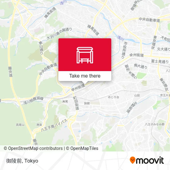 御陵前 map