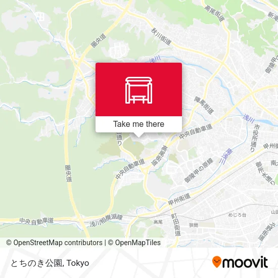 とちのき公園 map
