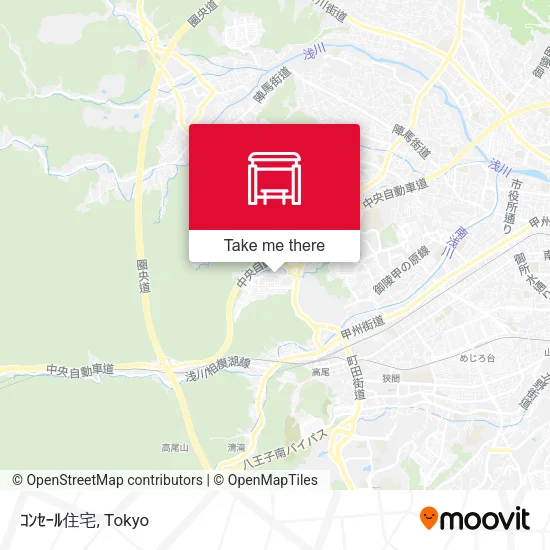 ｺﾝｾｰﾙ住宅 map