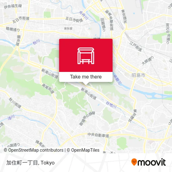 加住町一丁目 map