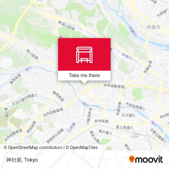 神社前 map