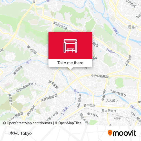 一本松 map