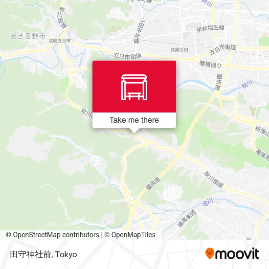 Tamori Shrine Front map