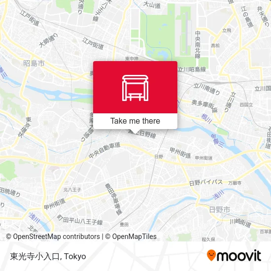 東光寺小入口 map