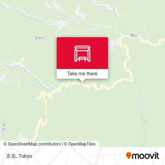 京岳 map