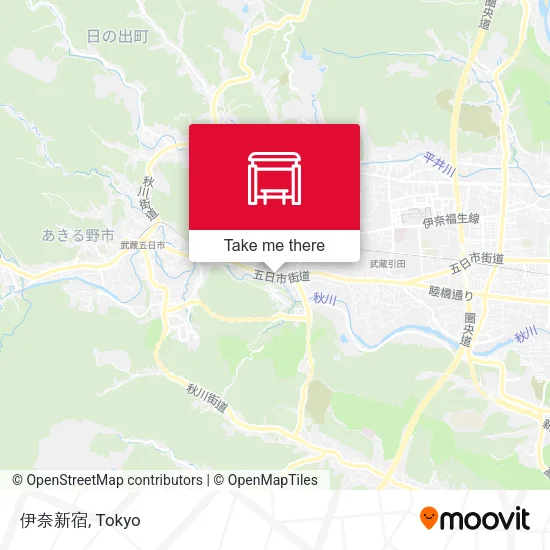 伊奈新宿 map