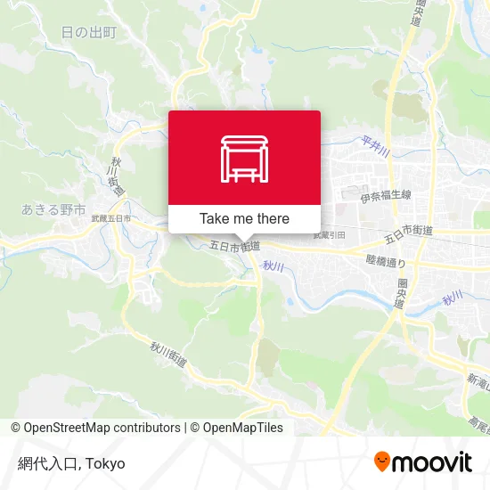 網代入口 map