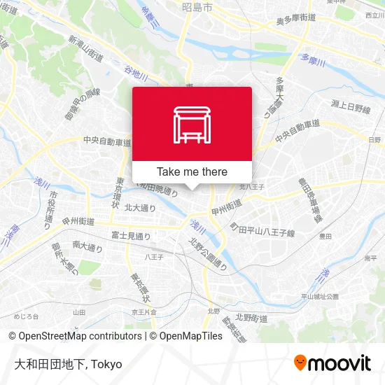 大和田団地下 map