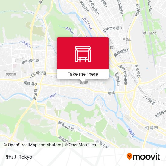 野辺 map