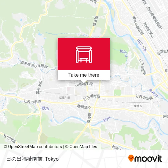 日の出福祉園前 map