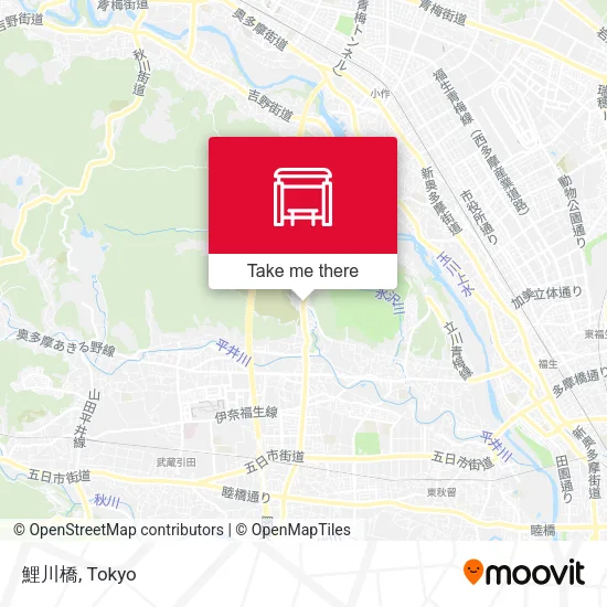鯉川橋 map