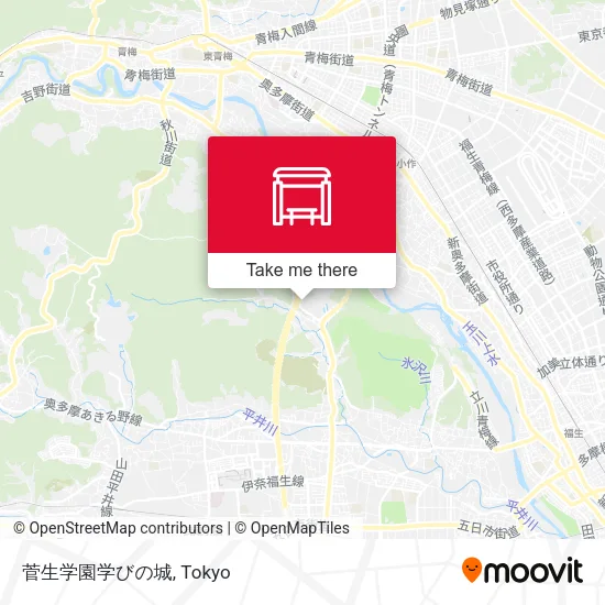 菅生学園学びの城 map