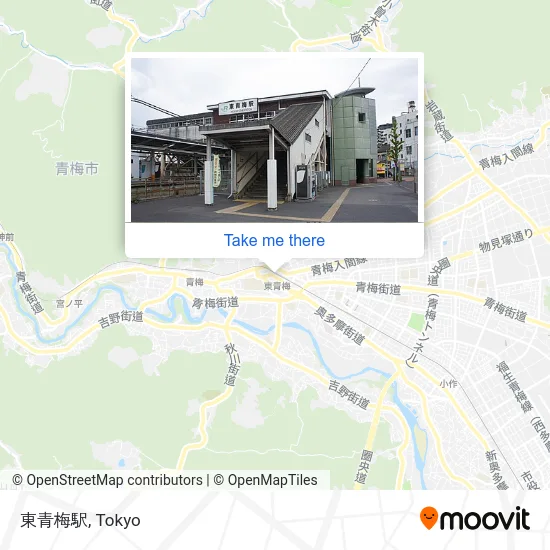 東青梅駅 map