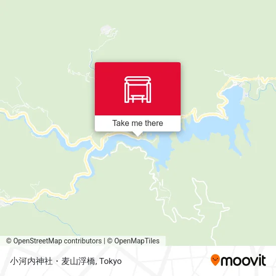 小河内神社・麦山浮橋 map
