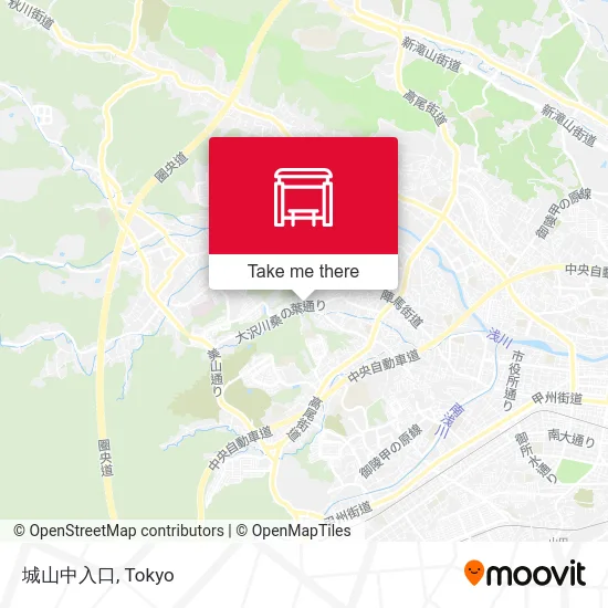 Shiroyama-naka Entrance map