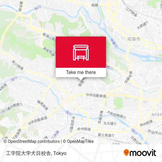 工学院大学犬目校舎 map